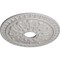 Ekena Millwork Warsaw Ceiling Medallion (Fits Canopies up to 3 1/2"), 18"OD x 3 1/2"ID x 1 3/8"P, Ultra Pure White CM18WAUWF - alternate 4